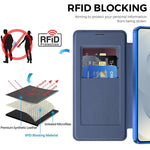 Custodia per telefono in pelle Shield Magsafe RFID antifurto con rombo, For Samsung Galaxy S26+ 5G, For Samsung Galaxy S26 Ultra 5G, For Samsung Galaxy S26 5G