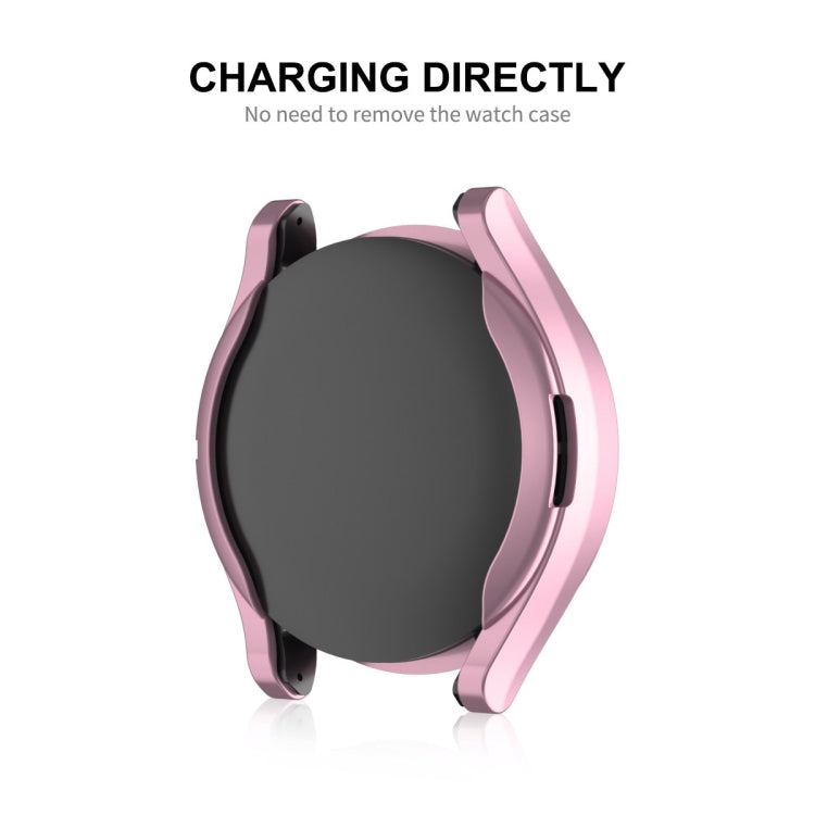 Custodia morbida in TPU elettrolitico ENKAY Hat-Prince + protezione schermo in vetro 9H da 0,2 mm, For Samsung Galaxy Watch6 Classic 47mm, For Samsung Galaxy Watch6 Classic 43mm