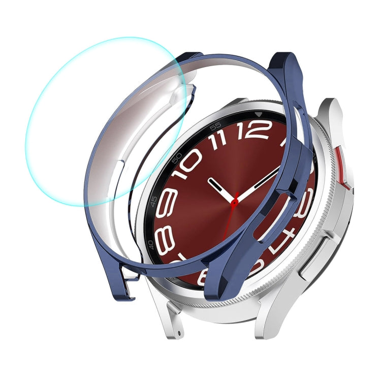 Custodia morbida in TPU elettrolitico ENKAY Hat-Prince + protezione schermo in vetro 9H da 0,2 mm, For Samsung Galaxy Watch6 Classic 47mm, For Samsung Galaxy Watch6 Classic 43mm