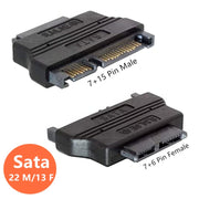 Adattatore convertitore slimline da SATA 13 pin a SATA 22 pin, Slimline SATA 13 Pin to SATA 22 Pin