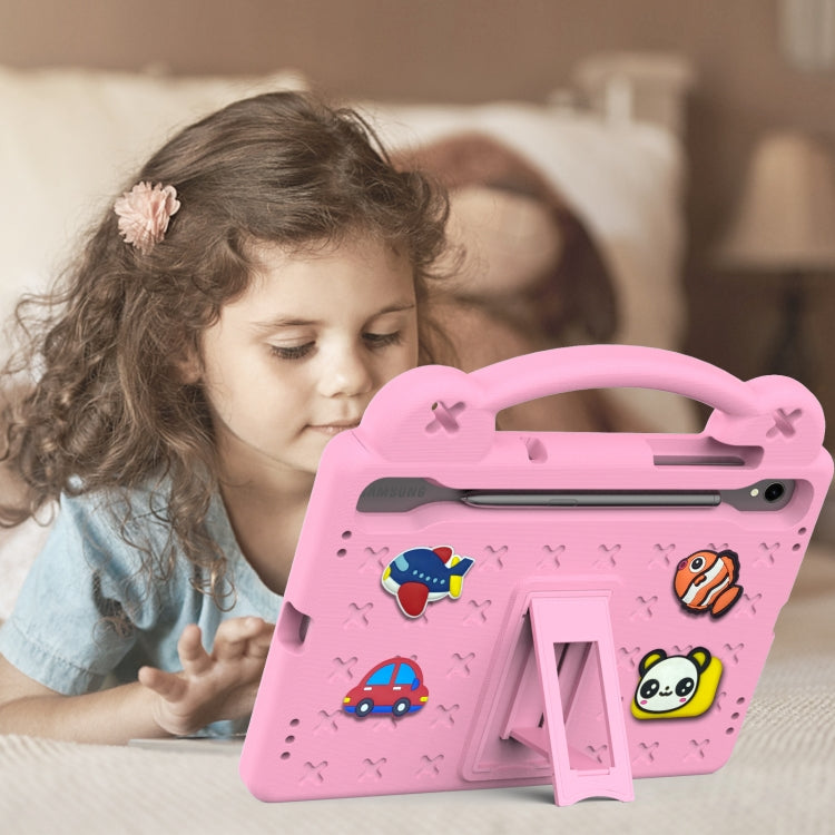 Custodia per tablet antiurto EVA per bambini con cavalletto, For Samsung Galaxy Tab S8 X700, For Samsung Galaxy S7 FE 12.4 T730 / T736, For Samsung Galaxy Tab S7 T870, For Samsung Galaxy Tab S7+ / T970/T975/T976