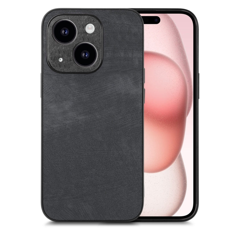 Custodia per telefono con cover posteriore in pelle vintage per PC, For iPhone 15, For iPhone 14 Plus, For iPhone 14, For iPhone 14 Pro