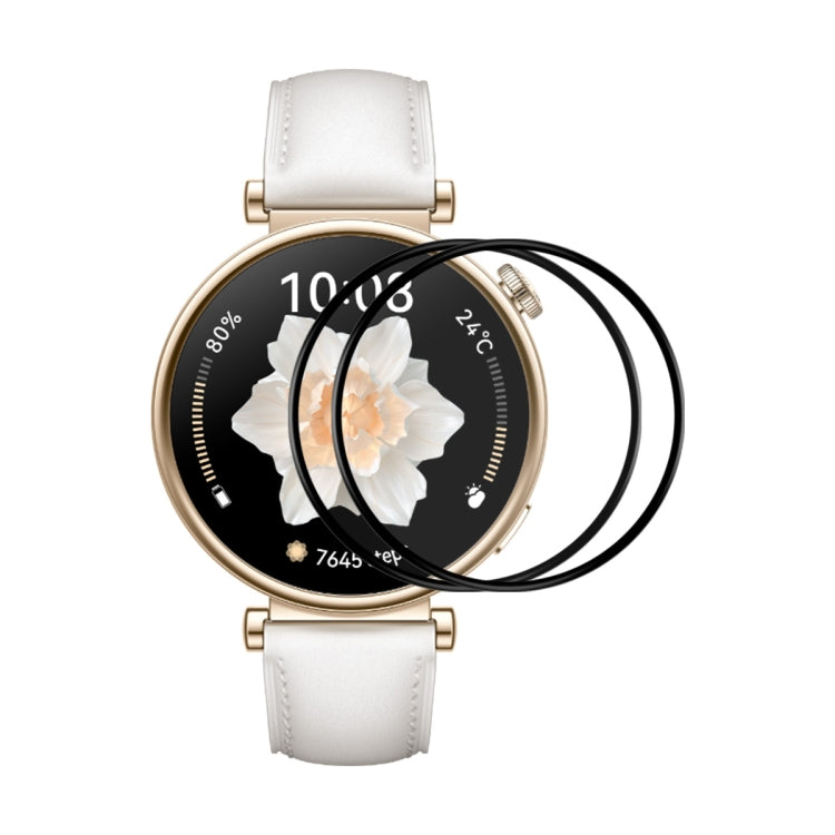 2 pezzi ENKAY 3D con bordo morbido per PC a copertura totale + pellicola protettiva per schermo PMMA HD, For Huawei Watch Fit 5 Pro, For Huawei Band 11 Pro, For Huawei Band 11, For Huawei Watch GT 6 46mm, For Huawei Watch GT 6 41mm                     ...