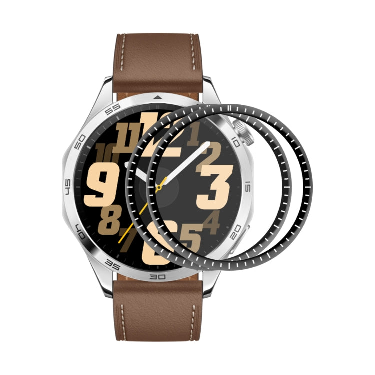 2 pezzi ENKAY 3D con bordo morbido per PC a copertura totale + pellicola protettiva per schermo PMMA HD, For Huawei Watch Fit 5 Pro, For Huawei Band 11 Pro, For Huawei Band 11, For Huawei Watch GT 6 46mm, For Huawei Watch GT 6 41mm                     ...