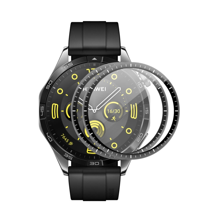 2 pezzi ENKAY 3D con bordo morbido per PC a copertura totale + pellicola protettiva per schermo PMMA HD, For Huawei Watch Fit 5 Pro, For Huawei Band 11 Pro, For Huawei Band 11, For Huawei Watch GT 6 46mm, For Huawei Watch GT 6 41mm                     ...