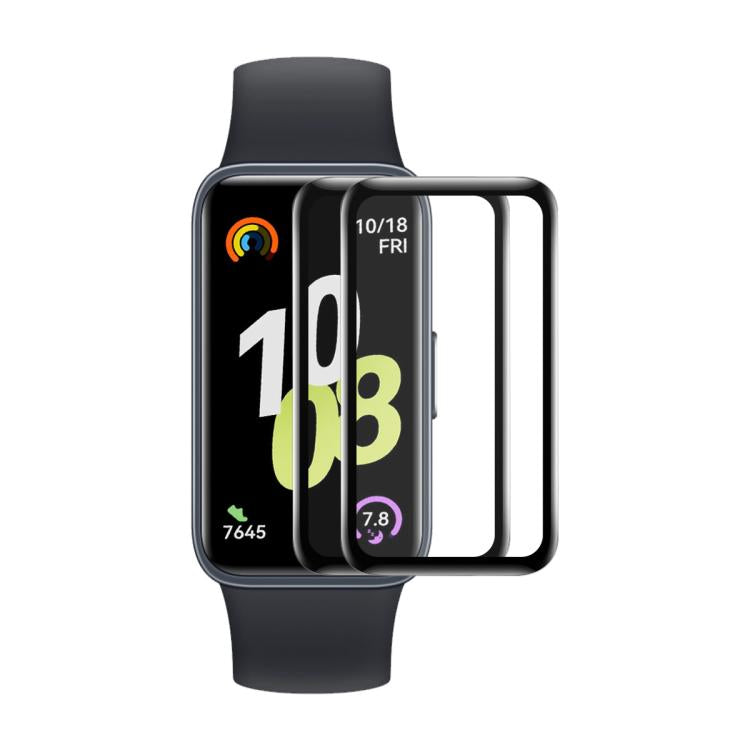 2 pezzi ENKAY 3D con bordo morbido per PC a copertura totale + pellicola protettiva per schermo PMMA HD, For Huawei Watch Fit 5 Pro, For Huawei Band 11 Pro, For Huawei Band 11, For Huawei Watch GT 6 46mm, For Huawei Watch GT 6 41mm                     ...