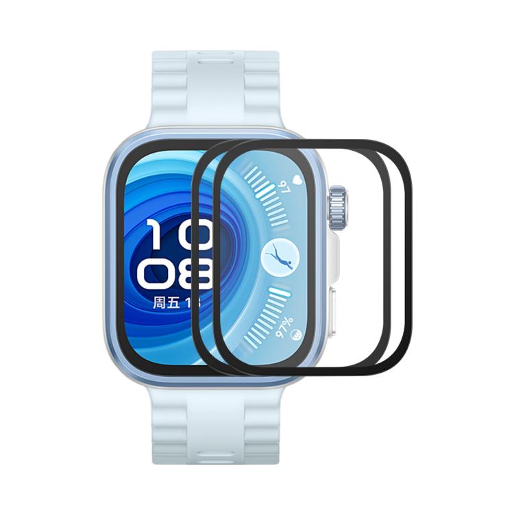 2 pezzi ENKAY 3D con bordo morbido per PC a copertura totale + pellicola protettiva per schermo PMMA HD, For Huawei Watch Fit 5 Pro, For Huawei Band 11 Pro, For Huawei Band 11, For Huawei Watch GT 6 46mm, For Huawei Watch GT 6 41mm                     ...