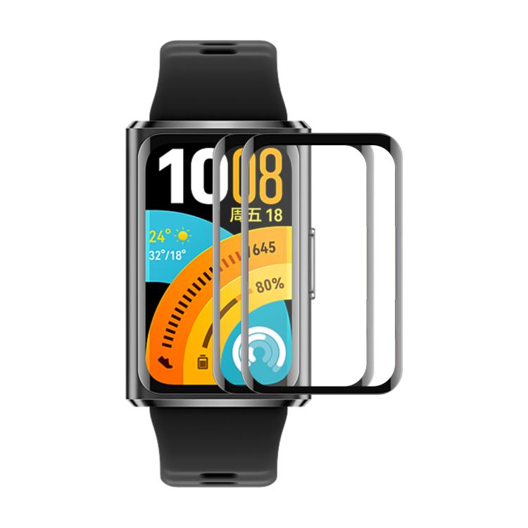 2 pezzi ENKAY 3D con bordo morbido per PC a copertura totale + pellicola protettiva per schermo PMMA HD, For Huawei Watch Fit 5 Pro, For Huawei Band 11 Pro, For Huawei Band 11, For Huawei Watch GT 6 46mm, For Huawei Watch GT 6 41mm                     ...