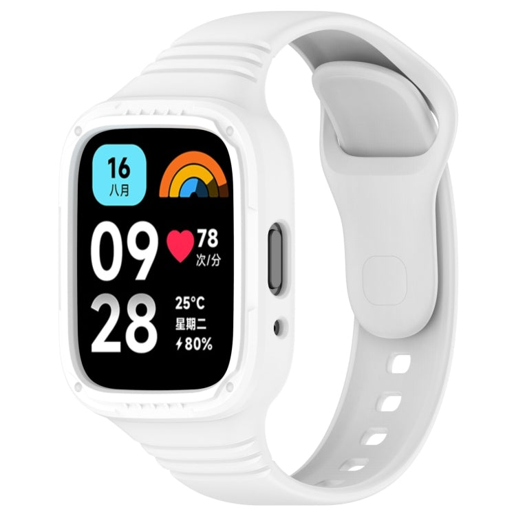Cinturino per orologio in silicone completamente chiuso integrato, For Redmi Watch 3 Active, For Redmi Watch 3 Lite