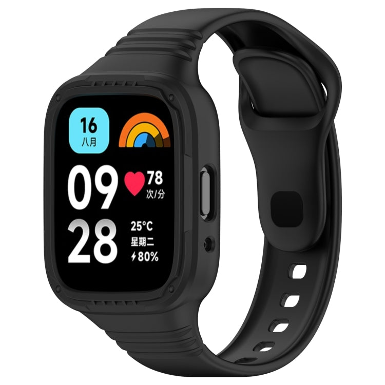 Cinturino per orologio in silicone completamente chiuso integrato, For Redmi Watch 3 Active, For Redmi Watch 3 Lite