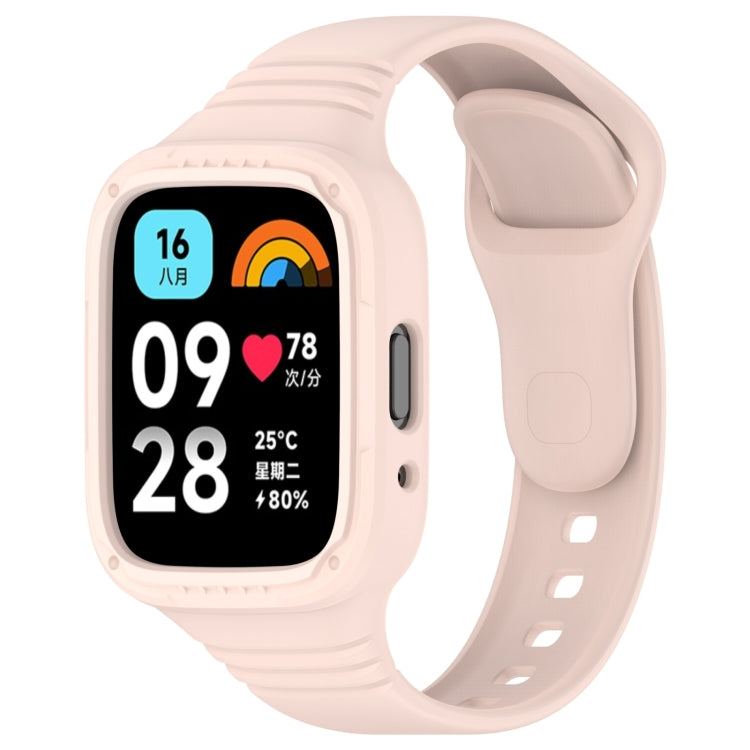 Cinturino per orologio in silicone completamente chiuso integrato, For Redmi Watch 3 Active, For Redmi Watch 3 Lite