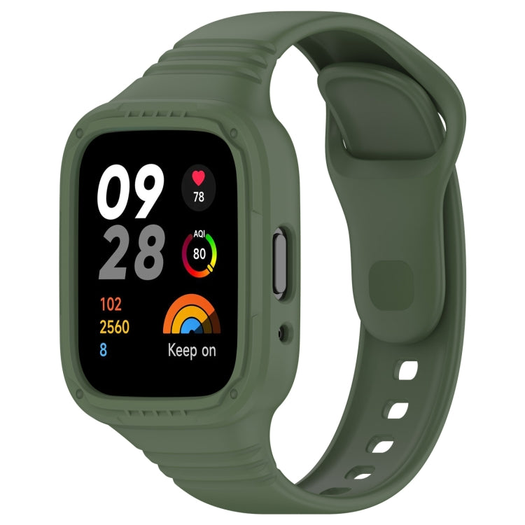 Cinturino per orologio in silicone completamente chiuso integrato, For Redmi Watch 3 Active, For Redmi Watch 3 Lite