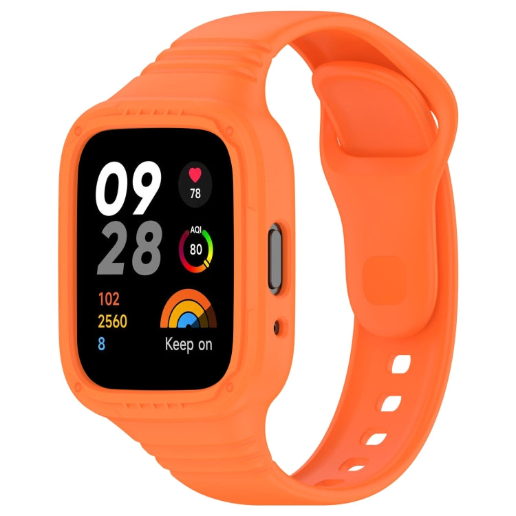 Cinturino per orologio in silicone completamente chiuso integrato, For Redmi Watch 3 Active, For Redmi Watch 3 Lite