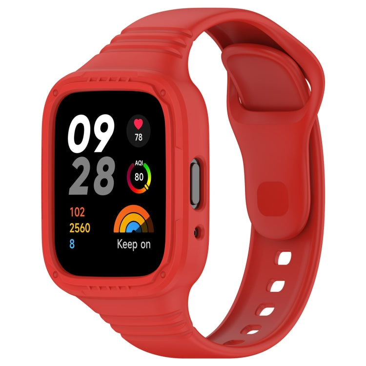 Cinturino per orologio in silicone completamente chiuso integrato, For Redmi Watch 3 Active, For Redmi Watch 3 Lite