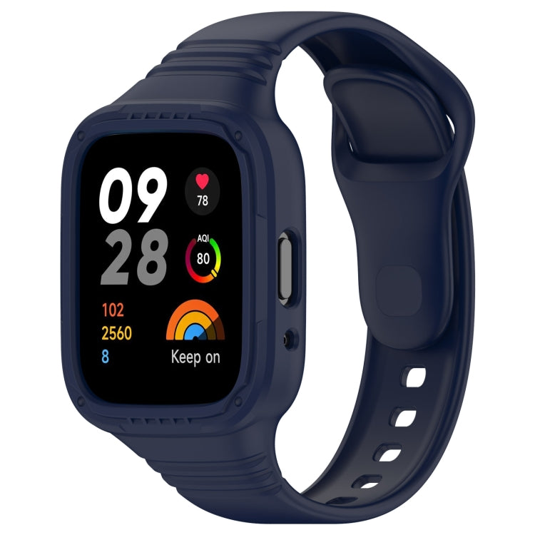 Cinturino per orologio in silicone completamente chiuso integrato, For Redmi Watch 3 Active, For Redmi Watch 3 Lite