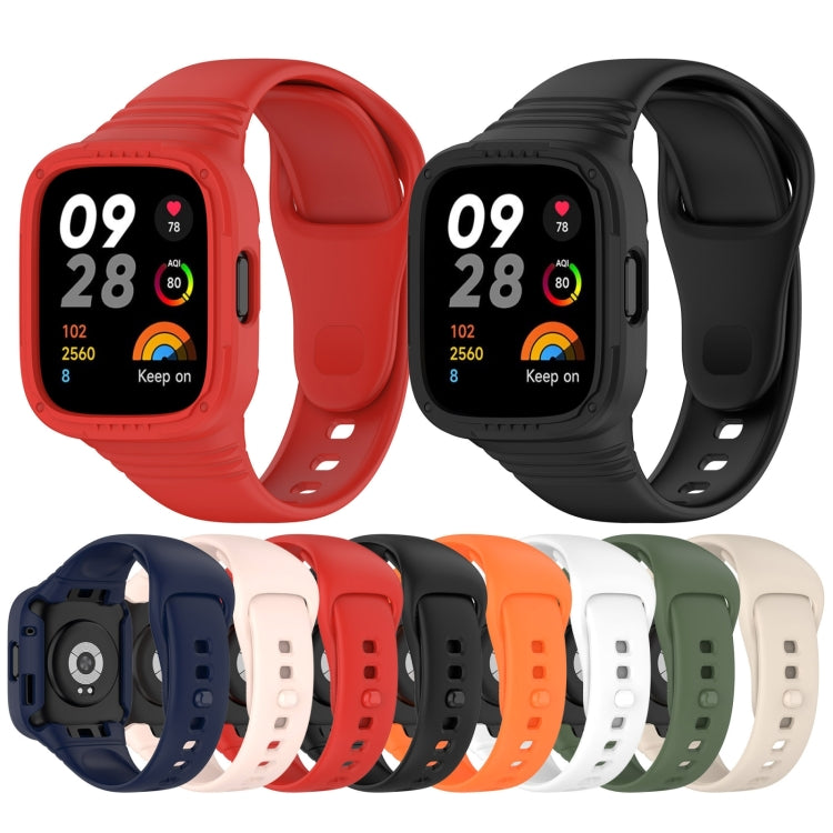 Cinturino per orologio in silicone completamente chiuso integrato, For Redmi Watch 3