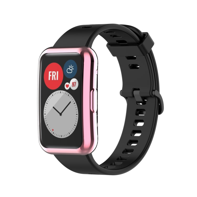 Custodia protettiva per orologio galvanica in TPU, For Huawei Watch Fit New, For Huawei Watch Fit, For Huawei Watch Fit Special Edition