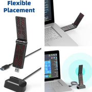 WAVLINK WN690X1 Per PC AX1800 WiFi 6 Adattatore Wireless-AX USB3.0 Adattatore di rete Dual Band, WN690X1