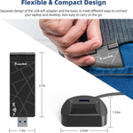 WAVLINK WN690X1 Per PC AX1800 WiFi 6 Adattatore Wireless-AX USB3.0 Adattatore di rete Dual Band, WN690X1