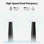 WAVLINK WN692A3 Adattatore USB 3.0 dual band wireless AC1300M ad alta velocità senza ritardi, WN692A3
