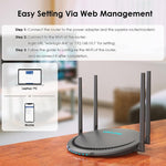 WAVLINK WN531P3 Porta WAN / LAN Amplificatore di segnale Ripetitore wireless Router wireless AC1200, US Plug, EU Plug, UK Plug, AU Plug