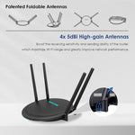 WAVLINK WN531P3 Porta WAN / LAN Amplificatore di segnale Ripetitore wireless Router wireless AC1200, US Plug, EU Plug, UK Plug, AU Plug