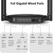 WAVLINK WN531MX3 Copertura più ampia AX3000 WiFi 6 Router wireless Ripetitore wireless dual band, US Plug, UK Plug, EU Plug, AU Plug