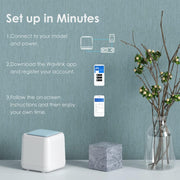 WAVLINK WN535M1 Router wireless WiFi 11AC AC1200 Estensore di segnale ripetitore wireless mesh, US Plug, UK Plug, EU Plug, AU Plug
