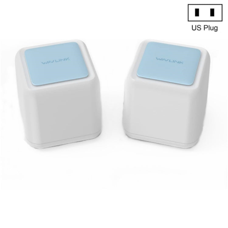 WAVLINK WN535M2 Per Home Office 2 pezzi Router wireless Mesh AC1200 Amplificatore di segnale WiFi dual band, US Plug, UK Plug, EU Plug, AU Plug