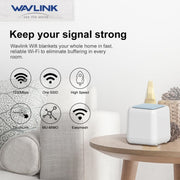 WAVLINK WN535M2 Per Home Office 2 pezzi Router wireless Mesh AC1200 Amplificatore di segnale WiFi dual band, US Plug, UK Plug, EU Plug, AU Plug