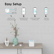 WAVLINK WN535M2 Per Home Office 2 pezzi Router wireless Mesh AC1200 Amplificatore di segnale WiFi dual band, US Plug, UK Plug, EU Plug, AU Plug
