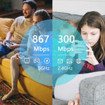 WAVLINK WN535M2 Per Home Office 2 pezzi Router wireless Mesh AC1200 Amplificatore di segnale WiFi dual band, US Plug, UK Plug, EU Plug, AU Plug