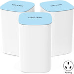 WAVLINK WN551K3 3 pz AC3000 Ripetitore Wireless WiFi Antenna Integrata Tri-Band Mesh Router Wireless, US Plug, UK Plug, EU Plug, AU Plug