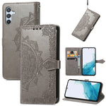 Custodia per telefono in pelle goffrata Mandala Flower, For Samsung Galaxy A26, For Samsung Galaxy A36 5G, For Samsung Galaxy S25 5G, For Samsung Galaxy S25+ 5G