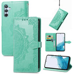 Custodia per telefono in pelle goffrata Mandala Flower, For Samsung Galaxy A57 5G, For Samsung Galaxy A37 5G, For Samsung Galaxy S25 Edge 5G, For Samsung Galaxy A56 5G