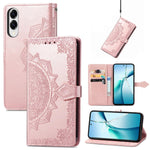 Custodia per telefono in pelle goffrata Mandala Flower, For Samsung Galaxy A57 5G, For Samsung Galaxy A37 5G, For Samsung Galaxy S25 Edge 5G, For Samsung Galaxy A56 5G