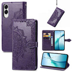 Custodia per telefono in pelle goffrata Mandala Flower, For Samsung Galaxy A57 5G, For Samsung Galaxy A37 5G, For Samsung Galaxy S25 Edge 5G, For Samsung Galaxy A56 5G