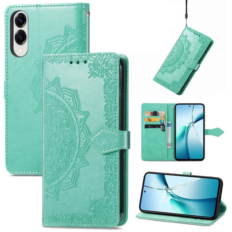 Custodia per telefono in pelle goffrata Mandala Flower, For Samsung Galaxy A57 5G, For Samsung Galaxy A37 5G, For Samsung Galaxy S25 Edge 5G, For Samsung Galaxy A56 5G