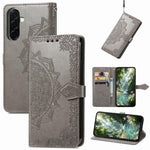 Custodia per telefono in pelle goffrata Mandala Flower, For Samsung Galaxy A57 5G, For Samsung Galaxy A37 5G, For Samsung Galaxy S25 Edge 5G, For Samsung Galaxy A56 5G