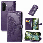 Custodia per telefono in pelle goffrata Mandala Flower, For Samsung Galaxy A57 5G, For Samsung Galaxy A37 5G, For Samsung Galaxy S25 Edge 5G, For Samsung Galaxy A56 5G