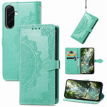 Custodia per telefono in pelle goffrata Mandala Flower, For Samsung Galaxy A57 5G, For Samsung Galaxy A37 5G, For Samsung Galaxy S25 Edge 5G, For Samsung Galaxy A56 5G