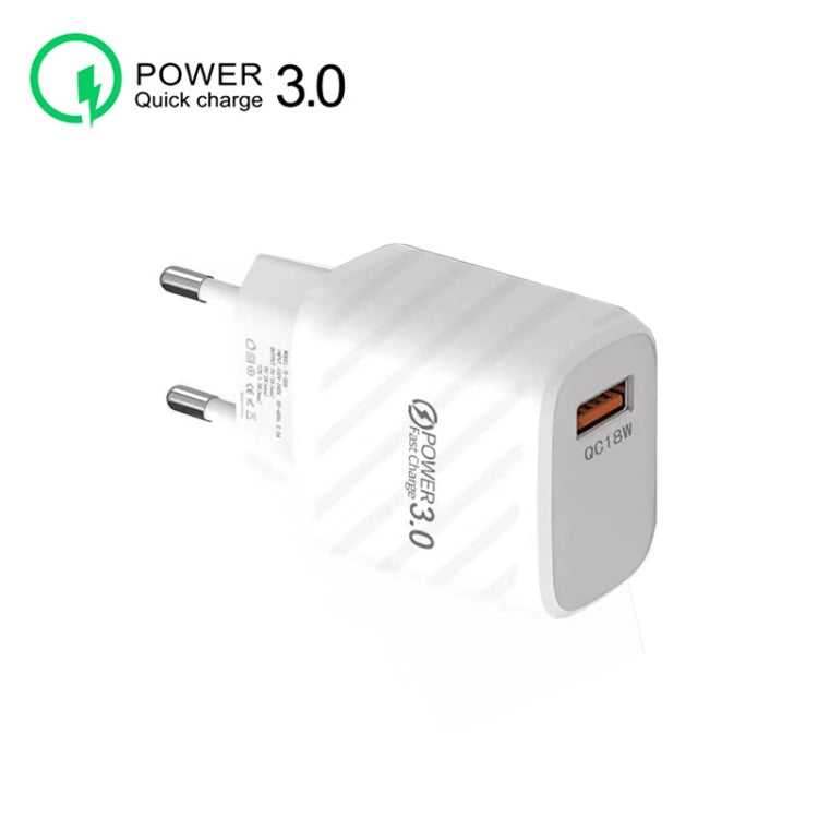 Caricatore rapido USB 3.0 QC3.0 18W con presa europea