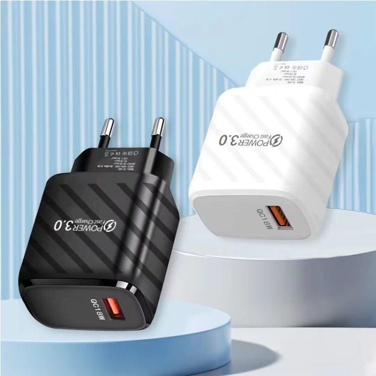 Caricatore rapido USB 3.0 QC3.0 18W con presa europea