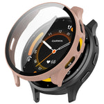 Custodia protettiva per orologio integrata in PC + pellicola temperata, For Garmin Venu 3