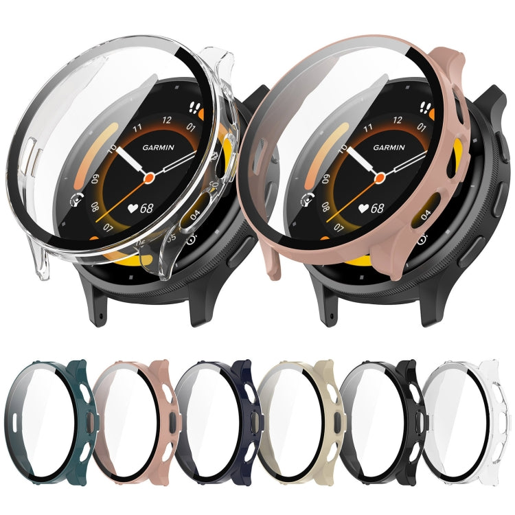 Custodia protettiva per orologio integrata in PC + pellicola temperata, For Garmin Venu 3