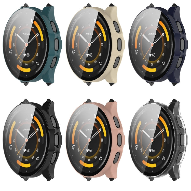 Custodia protettiva per orologio integrata in PC + pellicola temperata, For Garmin Venu 3