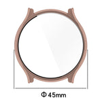 Custodia protettiva per orologio integrata in PC + pellicola temperata, For Garmin Venu 3