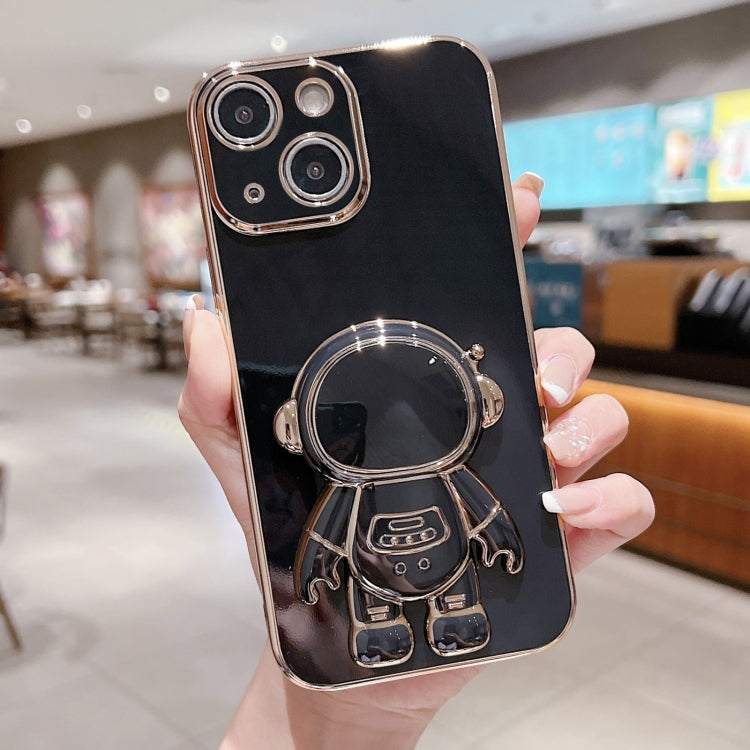 Custodia per telefono con supporto per astronauta galvanico, For iPhone 15