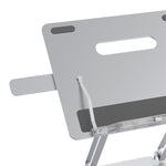 AP-2DB con clip per libri Supporto portatile pieghevole per la dissipazione del calore cavo regolabile, AP-2DB