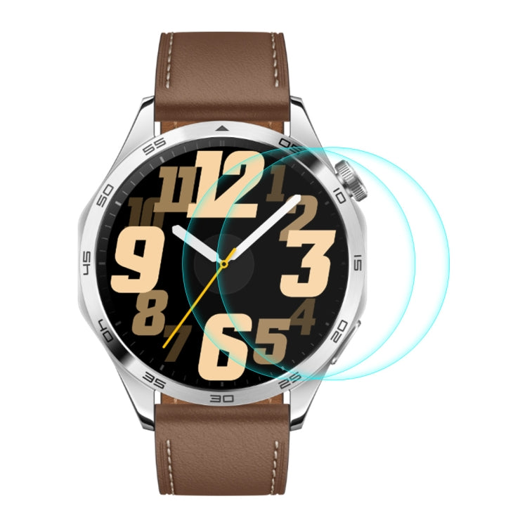 2 pellicole protettive per schermo in vetro temperato ENKAY Hat-Prince da 0,2 mm 9H, For Huawei Watch GT 5 46mm, For Huawei Watch GT 5 41mm, For Huawei Watch GT 4 46mm, For Huawei Watch GT 4 41mm